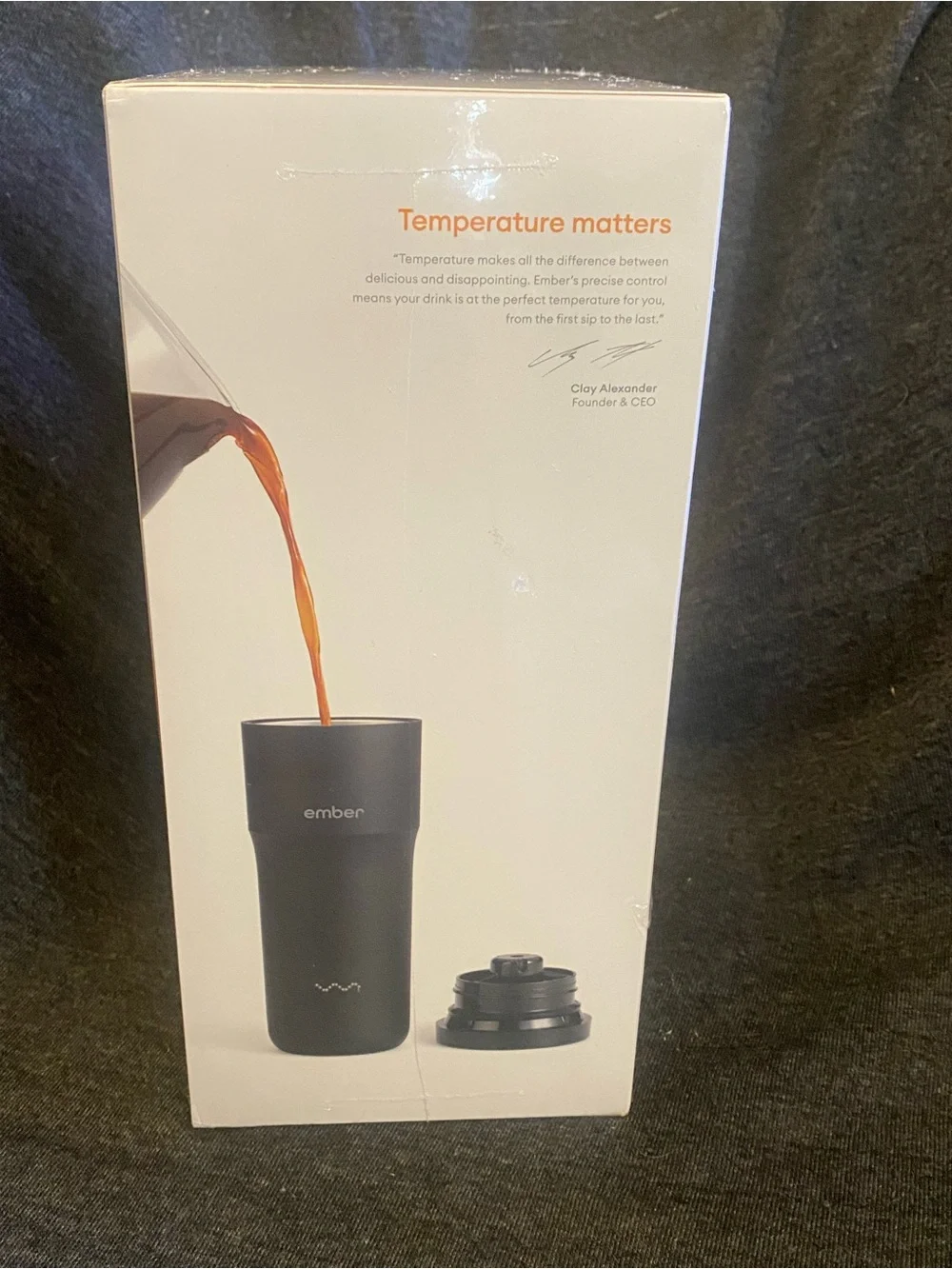 NEW Ember Temperature Control Travel Mug 2 - 12 oz / 355 ml - Black